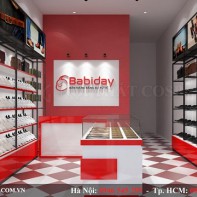 Thiết kế Shop giày dép BABIDAY - anh Tùng - Bắc Ninh hiện đại