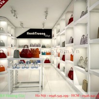 Thiết kế cửa hàng giày dép, túi xách thời trang Hạnh Trường - Bắc Ninh
