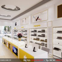 Dự án thiết kế shop linh kiện điện thoại - Hoa Anh
