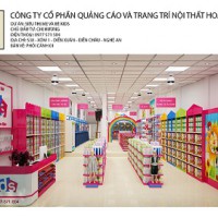 Thiết kế siêu thị mẹ và bé kids Chị Hương Nghệ An diện tích 145m2