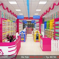 Thiết kế siêu thị mẹ và bé Tuệ - Chị Thúy - Thanh Hóa