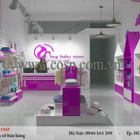 Thiết kế và thi công dự án shop Bông baby chị Trang - Bắc Giang diện tích 30m2