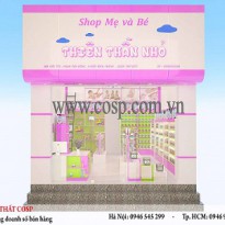 Thiết kế - thi công shop mẹ và bé chị Quỳnh tại Thủ Đức diện tích 40m2