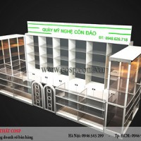 Thiết kế nội thất gian hàng mỹ nghệ - Chị Loan - Côn Đảo