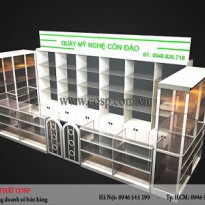 Thiết kế nội thất gian hàng mỹ nghệ - Chị Loan - Côn Đảo