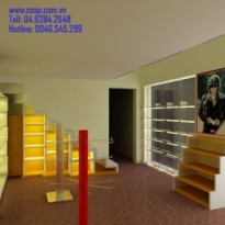 Thiết kế cửa hàng đồ lưu niệm - Cửa Bắc