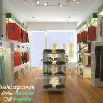Thiết kế cửa hàng thời trang Clover - Gia Lâm