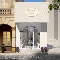 Thiết kế shop hoa Tỷ Muội 40m2 của chị Sâm tại Thái Bình