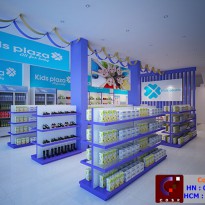 Thiết Kế Và Thi Công Cửa Hàng Kids Plaza - Tân Mai