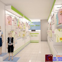 Thiết kế shop thời trang trẻ em Ngọc Diễm - Quận 3 - HCM