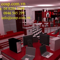Thiết kế Showroom may tinh cty VID
