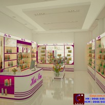 Thiết kế shop mỹ phẩm Hoa Sim - Anh Hoàng - Gò Vấp