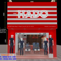 Thiết kế shop thời trang nam Hado, anh Hoàng - Quận 9 - Tp. HCM