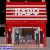 Thiết kế shop thời trang nam Hado, anh Hoàng - Quận 9 - Tp. HCM