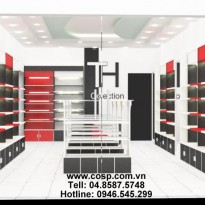Thiết kế cửa hàng phụ kiện thời trang TH Colection