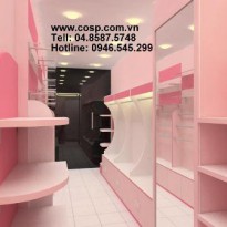 Thiết kế cửa hàng thời trang Vys shop