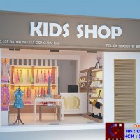 Thiết kế shop thời trang tổng hợp Kids Shop, chị Loan - Trung Tự