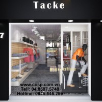 Thiết kế cửa hàng thời trang nam Tacke