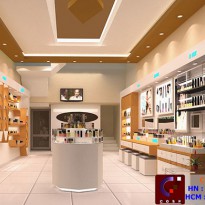 Thiết kế shop mỹ phẩm Ohui - Mỹ Đức - Hà Nội