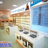 Thiết kế showroom máy tính và điện thoại - Hải Anh - Thái Bình