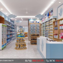 Thiết kế shop mẹ và bé Smiling Baby Store