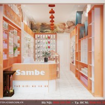 Thiết kế Shop mẹ bé Vietlife tại Tây Sơn - Hà Nội