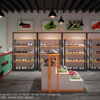 Thiết kế shop giày Chú Vũ- Đà Nẵng