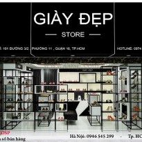 Thiết kế shop giày thời trang Chị Thảo Q10 TPHCM
