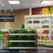 Thiết kế cửa hàng hoa quả sạch - Võ Chí Công - Hà Nội