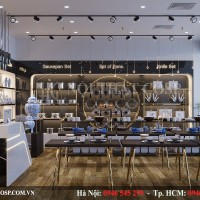 Thiết kế shop gốm sứ Vinhome Iprera Hải Phòng