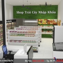 Nét nổi bật trong thiết kế shop hoa quả - Chị Như Ý - Đồng Nai