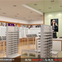 Thiết kế cửa hàng kính mắt chị Duyên – 56m2 – Hải Phòng