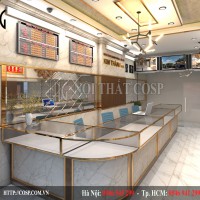 Thiết kế nội thất tiệm vàng Anh Lâm – Quận Thủ Đức