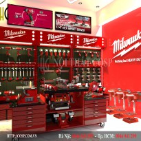 Thiết Kế Nội Thất Showroom Trưng Bày Máy Khoan - Anh Đạt