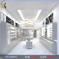 Thiết Kế cửa hàng đồng hồ, mắt kính Roay - 40m2 - Đăk Lăk