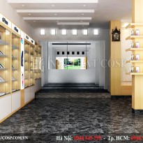 Thiết kế nội thất shop điện thoại Kim Ngọc - Sóc Trăng
