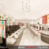 Thiết Kế Nội Thất Tiệm Nail New Style - Thanh Xuân - Hà Nội