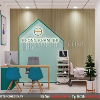 Thiết Kế Nội Thất Phòng Khám Nhi Anh Đoàn – Đông Mỹ - Hà Nội