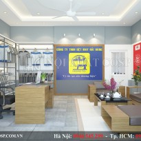 Thiết kế nội thất văn phòng công ty may Hải Đăng – Hà Nam