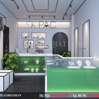 Thiết kế nội thất cửa hàng vàng bạc anh Hùng – 212 Bùi Xương Trạch