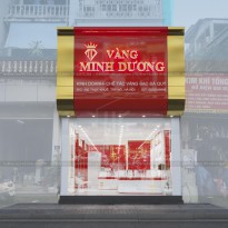 Thiết kế cửa hàng Tiệm Vàng - Thụy Khê, Hà Nội