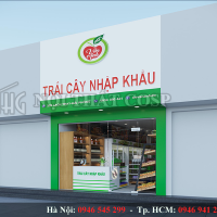 Thiết kế siêu thị Mini hiện đại tại Hải Phòng