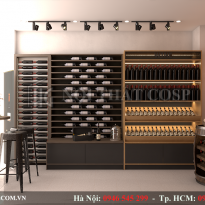 Thiết kế cửa hàng rượu vang hiện đại  - TPHCM
