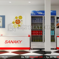 Thiết kế cửa hàng thực phẩm sạch  Thành Công - Ba Đình, Hà Nội