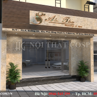 Thiết kế nội thất spa Aki Thu - Thắng - Bình Dương