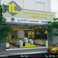 Thiết kế Showroom thiết bị vệ sinh - Anh Tuấn - Quảng Ninh