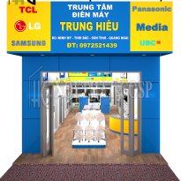 Thiết kế siêu thị điện máy anh Trung- Hải Phòng