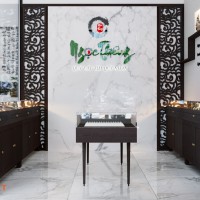Thiết kế cửa hàng trang sức Ngọc Thiêng- Hải Phòng