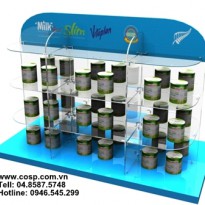 Kệ Trưng Bày Các Sản Phẩm Sữa - CPKTB - 101