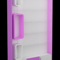 Tủ Trưng Bày Mỹ Phẩm Sát Tường 1 - 52 Thái Hà - CPKMP - 115